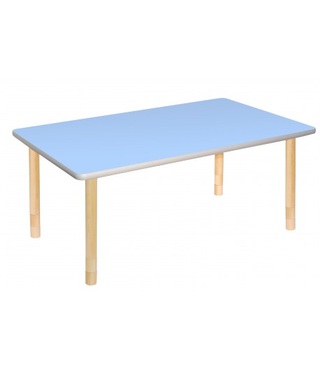 Stôl drevený obdĺžnikový OST1200 modrý